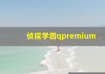 侦探学园qpremium