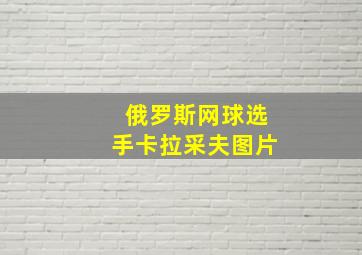 俄罗斯网球选手卡拉采夫图片