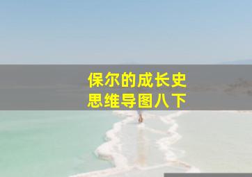 保尔的成长史思维导图八下