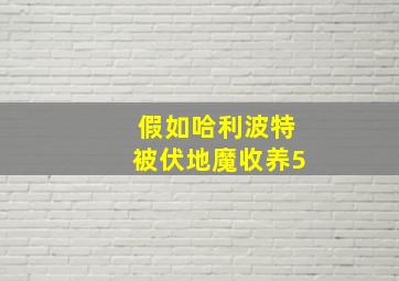 假如哈利波特被伏地魔收养5