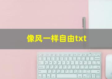 像风一样自由txt