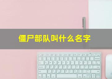 僵尸部队叫什么名字