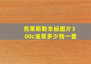 克莱斯勒车标图片300c油泵多少钱一套