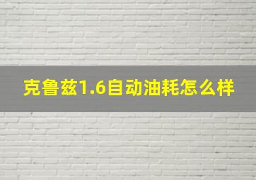 克鲁兹1.6自动油耗怎么样