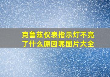 克鲁兹仪表指示灯不亮了什么原因呢图片大全