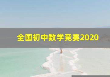 全国初中数学竞赛2020