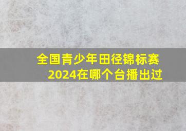 全国青少年田径锦标赛2024在哪个台播出过