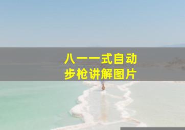 八一一式自动步枪讲解图片