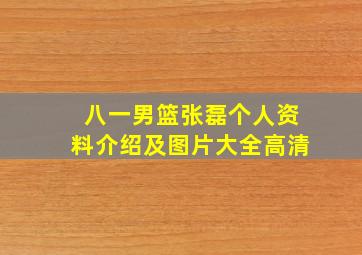 八一男篮张磊个人资料介绍及图片大全高清