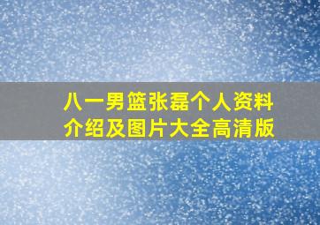 八一男篮张磊个人资料介绍及图片大全高清版