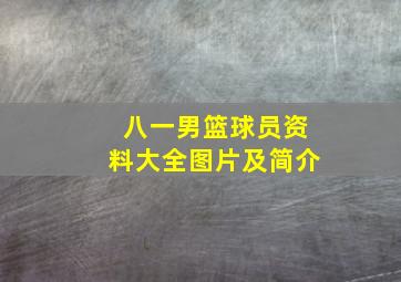 八一男篮球员资料大全图片及简介