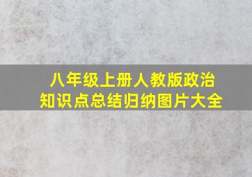 八年级上册人教版政治知识点总结归纳图片大全