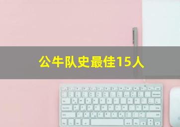 公牛队史最佳15人