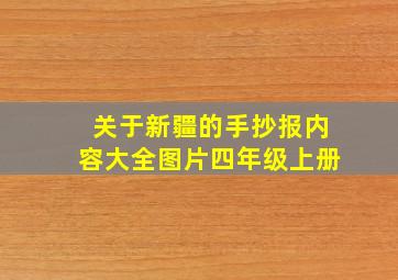 关于新疆的手抄报内容大全图片四年级上册