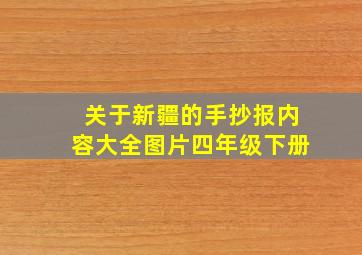 关于新疆的手抄报内容大全图片四年级下册