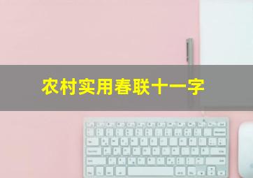 农村实用春联十一字