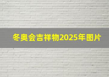 冬奥会吉祥物2025年图片