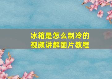 冰箱是怎么制冷的视频讲解图片教程