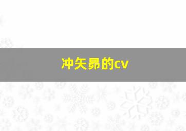 冲矢昴的cv