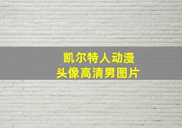 凯尔特人动漫头像高清男图片