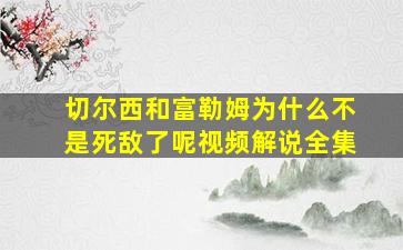 切尔西和富勒姆为什么不是死敌了呢视频解说全集