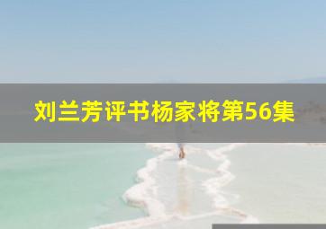 刘兰芳评书杨家将第56集