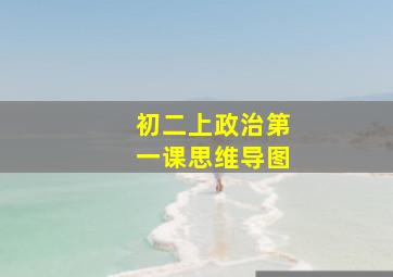 初二上政治第一课思维导图