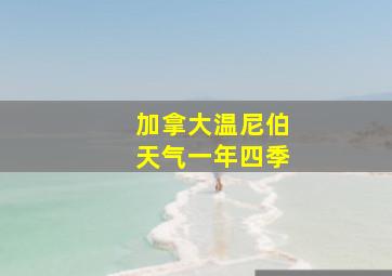 加拿大温尼伯天气一年四季