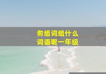 匆组词组什么词语呢一年级