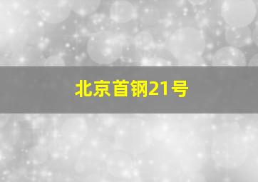 北京首钢21号