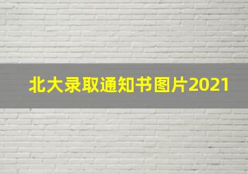 北大录取通知书图片2021