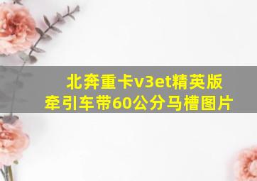 北奔重卡v3et精英版牵引车带60公分马槽图片