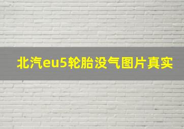 北汽eu5轮胎没气图片真实