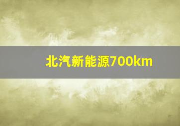 北汽新能源700km