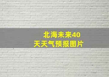 北海未来40天天气预报图片