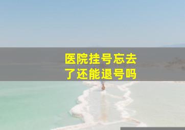 医院挂号忘去了还能退号吗