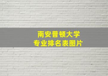 南安普顿大学专业排名表图片