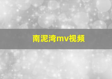 南泥湾mv视频