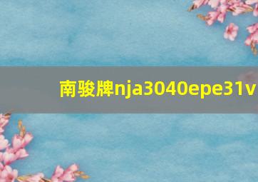 南骏牌nja3040epe31v