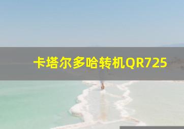 卡塔尔多哈转机QR725