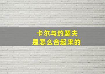 卡尔与约瑟夫是怎么合起来的