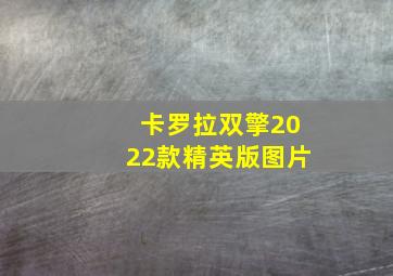 卡罗拉双擎2022款精英版图片