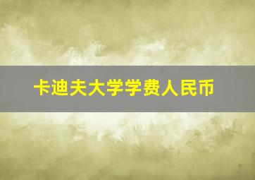 卡迪夫大学学费人民币