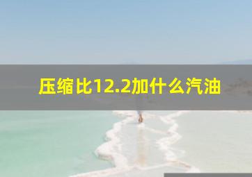 压缩比12.2加什么汽油