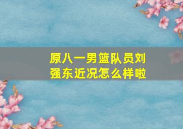 原八一男篮队员刘强东近况怎么样啦