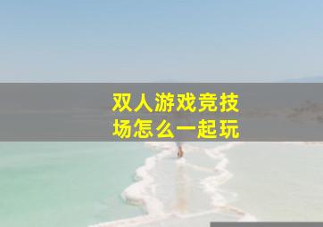 双人游戏竞技场怎么一起玩