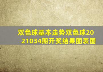 双色球基本走势双色球2021034期开奖结果图表图