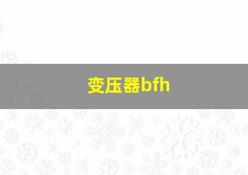 变压器bfh