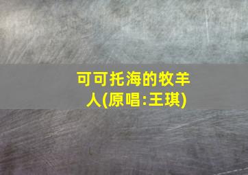 可可托海的牧羊人(原唱:王琪)