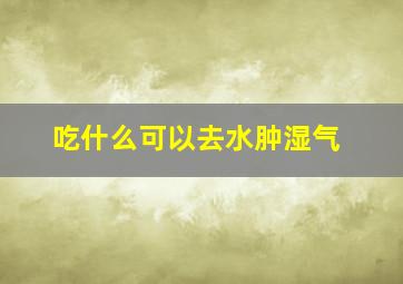 吃什么可以去水肿湿气